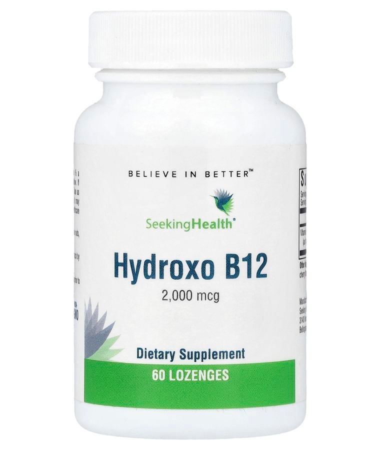 Seeking Health Hydroxo B12 2000 mcg 60 Lozenges