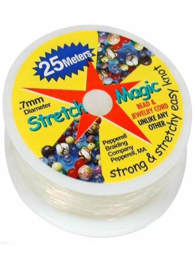 Stretch Magic Clear Bead Cord.7mm 25 Meters (About 82ft)