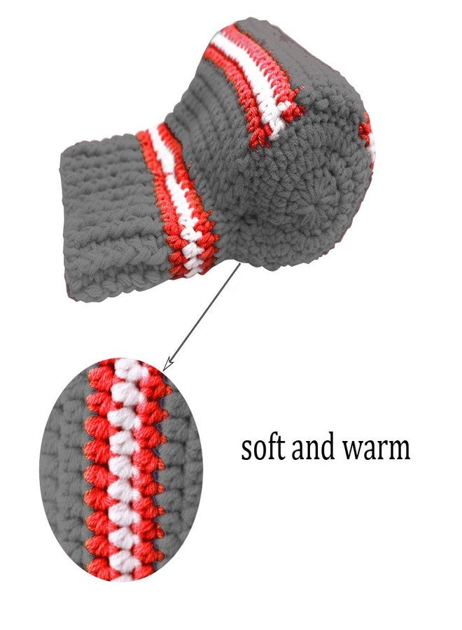 FunisFun Beer Mitten Gloves, Knit Stitched Drink Mitt Holder for White Elephant Gag Gift Tailgating Idea - Image 3