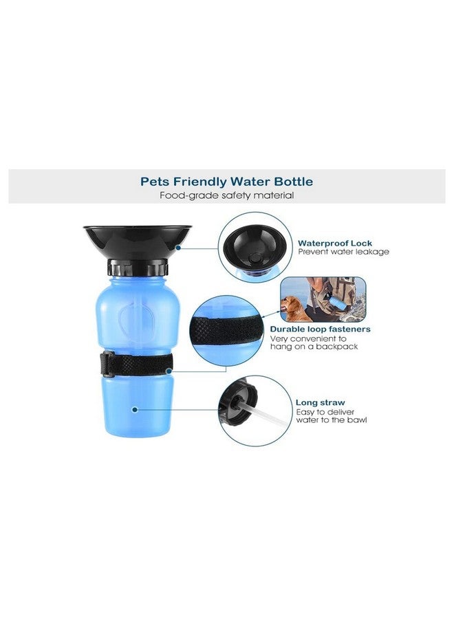Dog Water Bowl Bottle Dog, Leakproof Drinking Water Bottle Dispenser - Color As Per Available - Image 4