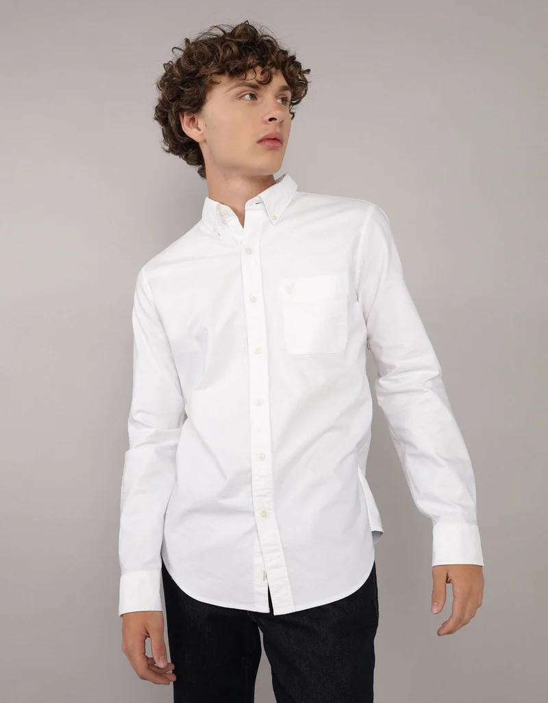 American Eagle AE Everyday Oxford Button-Up Shirt