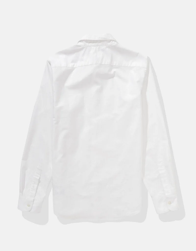 American Eagle  AE Everyday Oxford Button-Up Shirt for Men | Best Price UAE