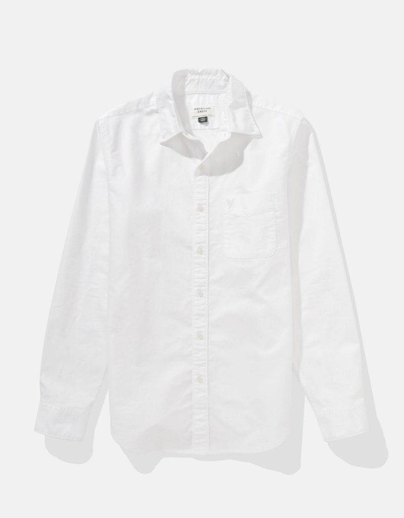 American Eagle AE Everyday Oxford Button-Up Shirt - Image 3