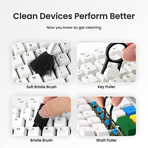 Portronics Clean N 19 in 1 Smart Gadget Cleaning Kit for Smartphones, Tablets, Laptops, Earbuds(White) - Image 2