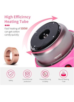 SUPREMIUM Cotton Candy Machine – 500W Portable Candy Floss Maker for Kids & Adults, Sugar-Free & Hard Candy Compatible, Easy to Use & Clean, Ideal for Birthday Parties, Gifts, Includes Stick  - Image 2