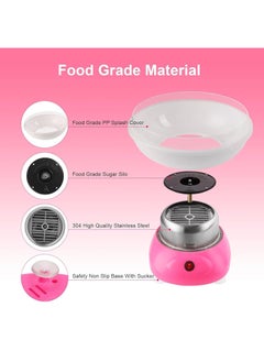 SUPREMIUM Cotton Candy Machine – 500W Portable Candy Floss Maker for Kids & Adults, Sugar-Free & Hard Candy Compatible, Easy to Use & Clean, Ideal for Birthday Parties, Gifts, Includes Stick  - Image 3