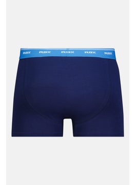 RBX Men 3 Pieces Brand Logo Boxer, Grey/Navy  - Image 2