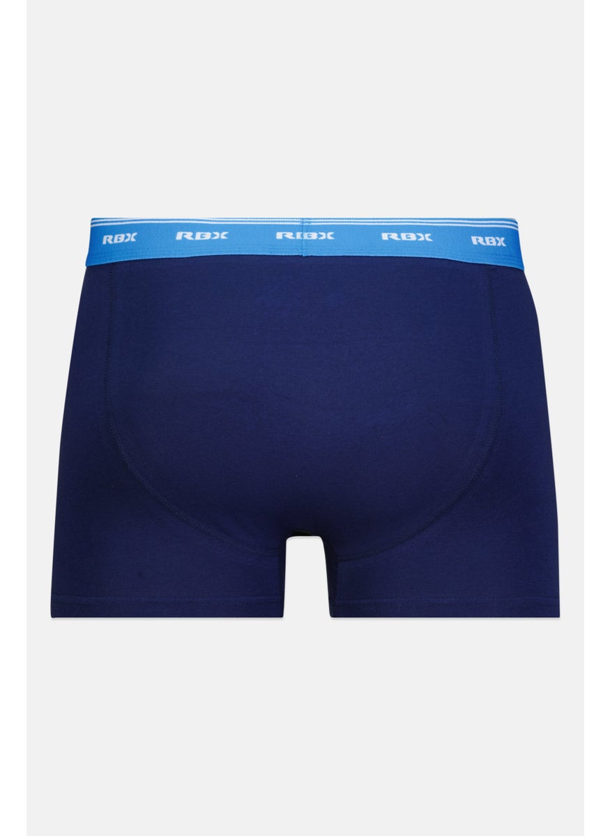RBX Men 3 Pieces Brand Logo Boxer, Grey/Navy  - Image 2
