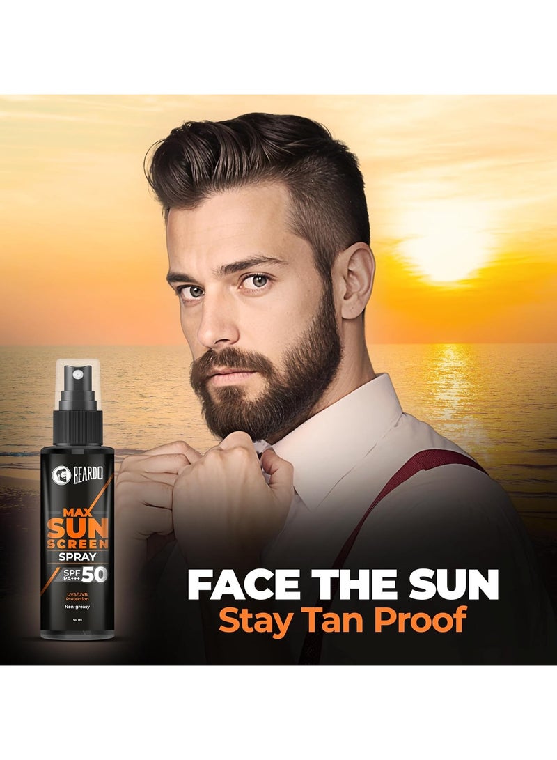 بيردو بخاخ واقي الشمس ماكس بعامل حماية من الشمس 50، 50 مل - Image 2