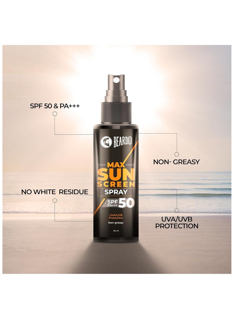 بيردو بخاخ واقي الشمس ماكس بعامل حماية من الشمس 50، 50 مل - Image 4