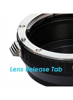 Fotasy Manual Cannon EF EF-S Lens to Fuji X Adapter, EOS EF to X Mount Adapter, Compatible with Fujifilm X-Pro1 X-Pro2 X-Pro3 X-E2 X-E3 X-A10 X-T1 X-T2 X-T3 X-T4 X-T10 X-T20 X-T30 X-T30II X-T100 X-H1  - Image 2