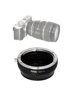 Fotasy Manual Cannon EF EF-S Lens to Fuji X Adapter, EOS EF to X Mount Adapter, Compatible with Fujifilm X-Pro1 X-Pro2 X-Pro3 X-E2 X-E3 X-A10 X-T1 X-T2 X-T3 X-T4 X-T10 X-T20 X-T30 X-T30II X-T100 X-H1  - Image 1