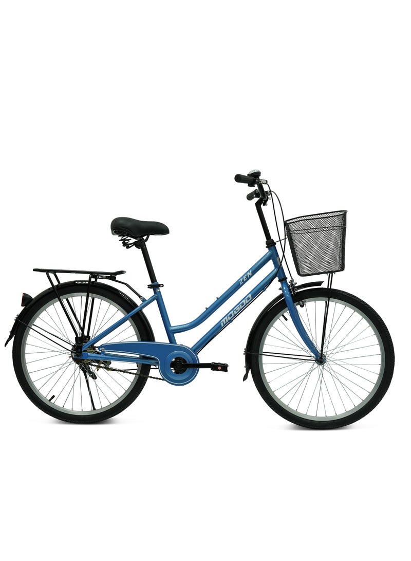 MOGOO - Zen City Bike - 24 Inch - Dark Blue - Image 1