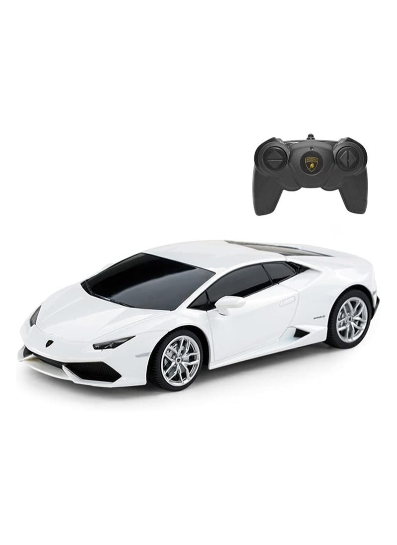 RASTAR 1:24 Scale Official Licensed Lamborghini HURACÁN Electric Remote Control Sport Racing Hobby Toy Car, RC Car Model Vehicle Gift for Boys, Girls, Teens and Adults -  White  - Image 2