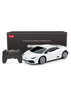 RASTAR 1:24 Scale Official Licensed Lamborghini HURACÁN Electric Remote Control Sport Racing Hobby Toy Car, RC Car Model Vehicle Gift for Boys, Girls, Teens and Adults -  White  - Image 1