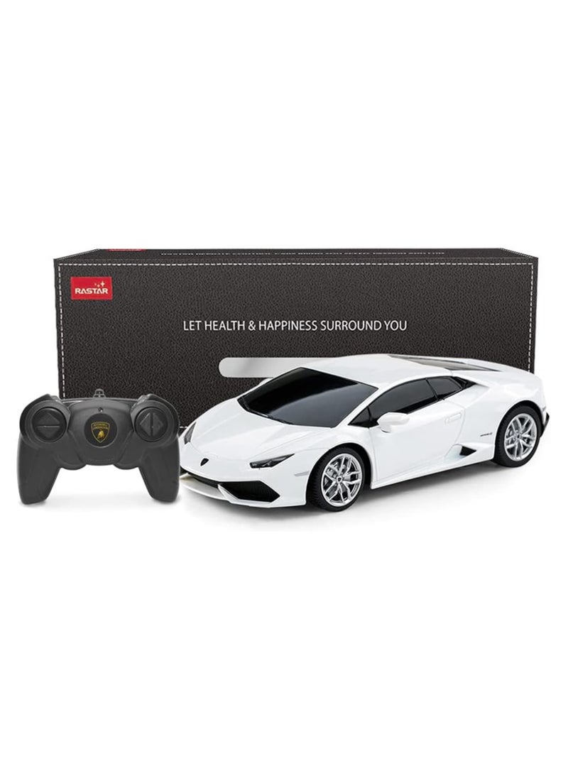 RASTAR 1:24 Scale Official Licensed Lamborghini HURACÁN Electric Remote Control Sport Racing Hobby Toy Car, RC Car Model Vehicle Gift for Boys, Girls, Teens and Adults -  White  - Image 1