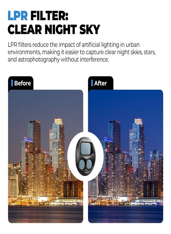 فري ويل فلاتر Freewell اليومية لطائرة DJI Mavic 4 Pro - ND1000، LPR، Glow Mist 1/4، وCPL - فلاتر عدسات ممتازة للحصول على لقطات سينمائية، وألوان محسّنة، وتقليل الوهج - Image 5