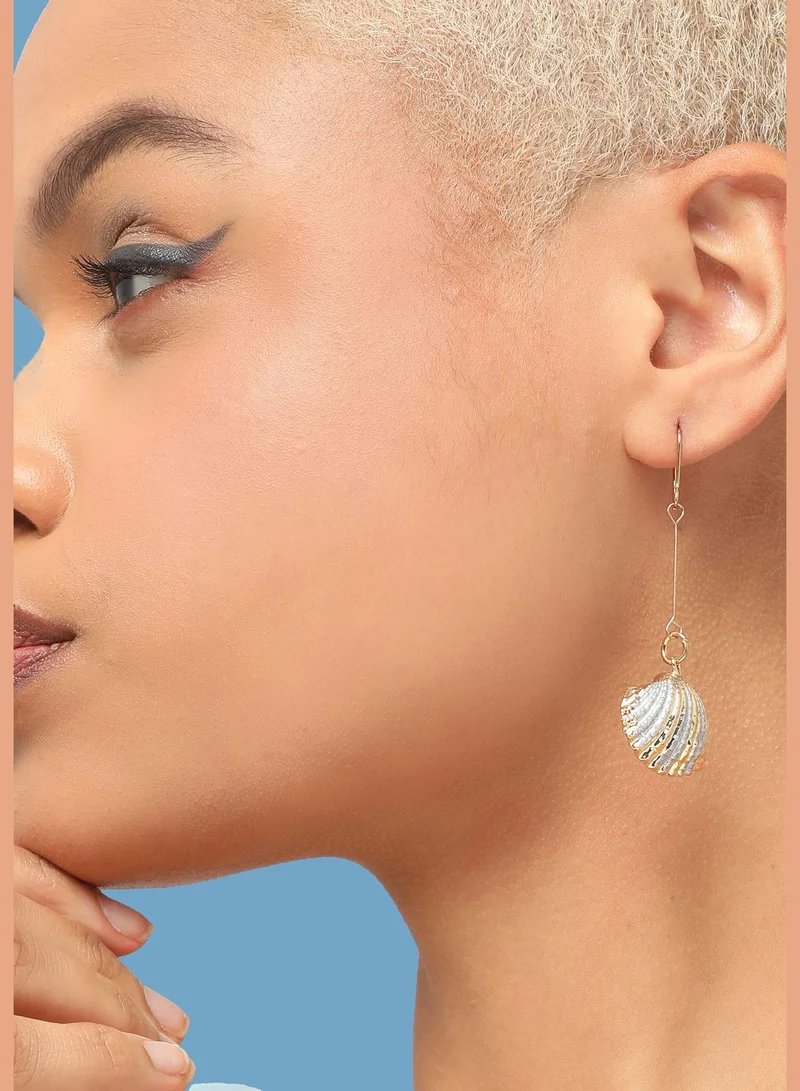 SOHI Gold Plated Party Designer Drop Earring For Women