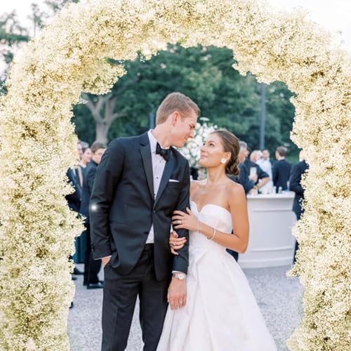 ROYAL SAPPHIRE Dried Baby's Breath Flowers, Natural Pink, Dried Floral Arrangement for Home Decor, Weddings, Events (Natural) - Image 3