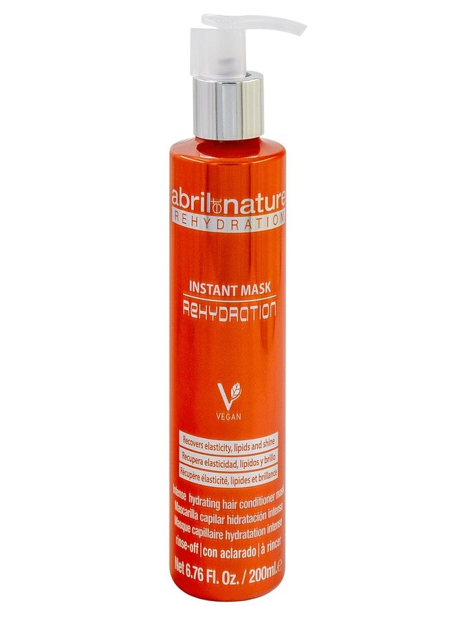 abril et nature - Rehydration Hair Mask - Maximum Hydration for Dry Hair - Returns Flexibility and Healthy Appearance - Professional Hairdressing Treatment - 200 ml - Image 1