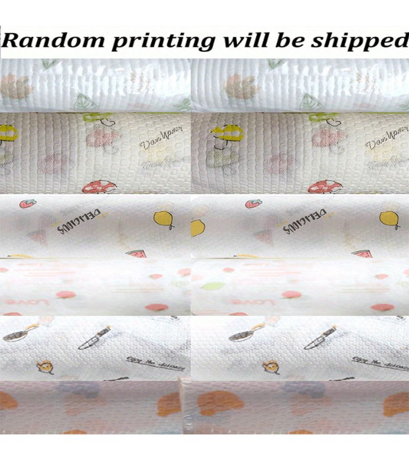 30pcs Strong Absorbent Kitchen Cleaning Paper Random Stamping For Wet And Dry Use Oil Stain Removal - Image 4