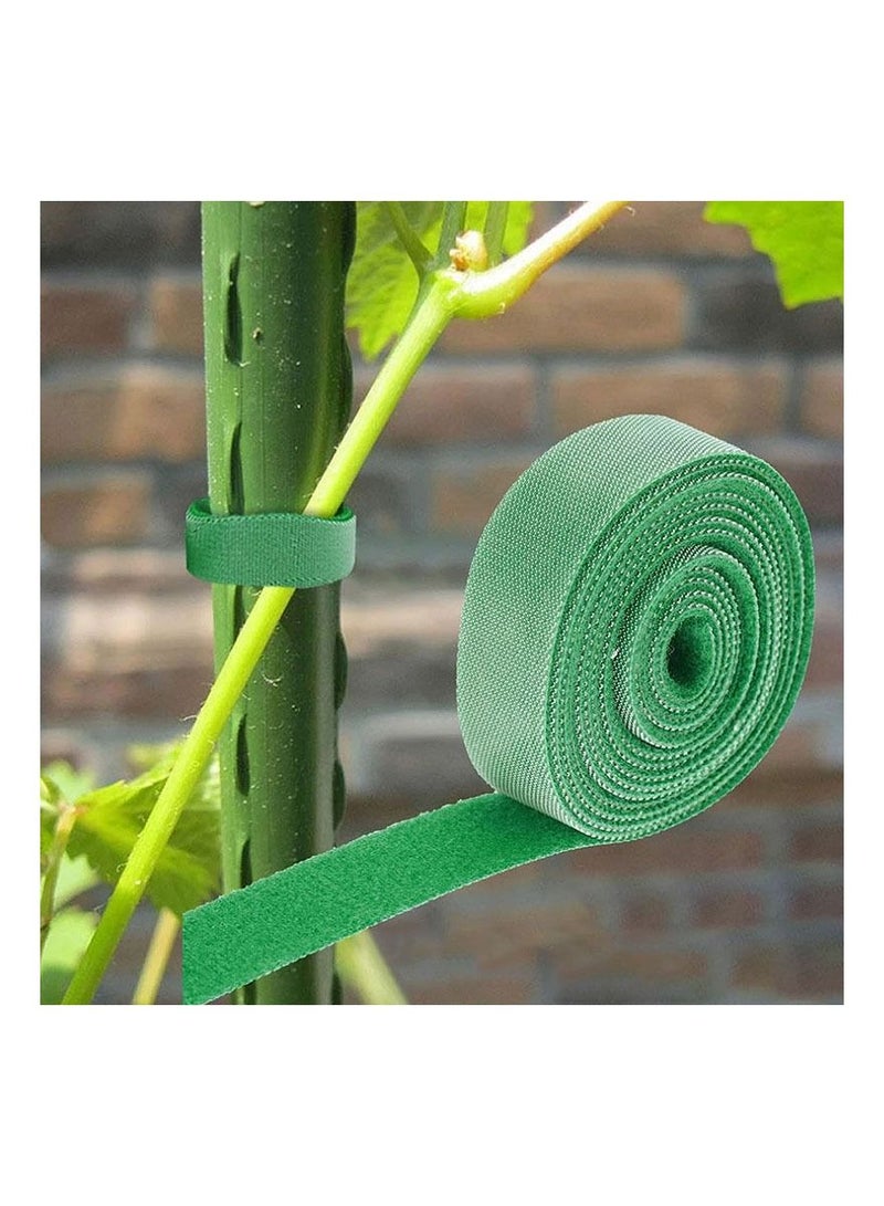Generic 3 Pcs  Plant Ties Nylon Plant Bandage Tie Home Garden Plant Shape Tape Hook Loop Bamboo Cane Wrap Support Accessories  - Image 1