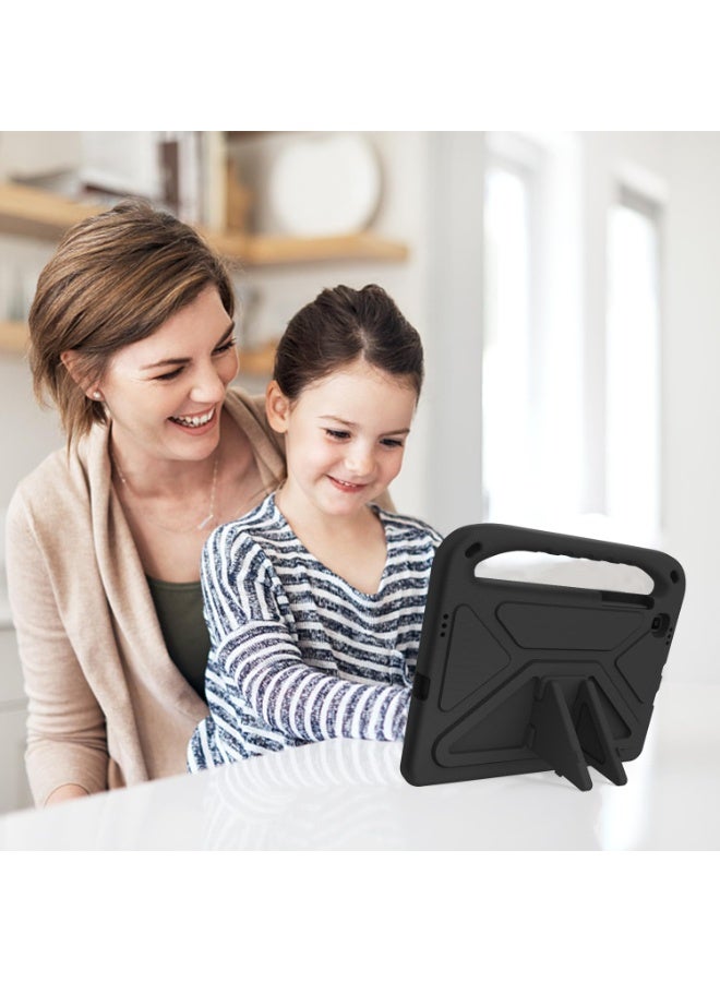 Tablet Case For Samsung Galaxy Tab S6 Lite 10.4" 2024/2022/2020 SM-P610/SM-P615 Kids Friendly Lightweight EVA Shockproof Handle Stand Protective Cover (Black) - Image 4