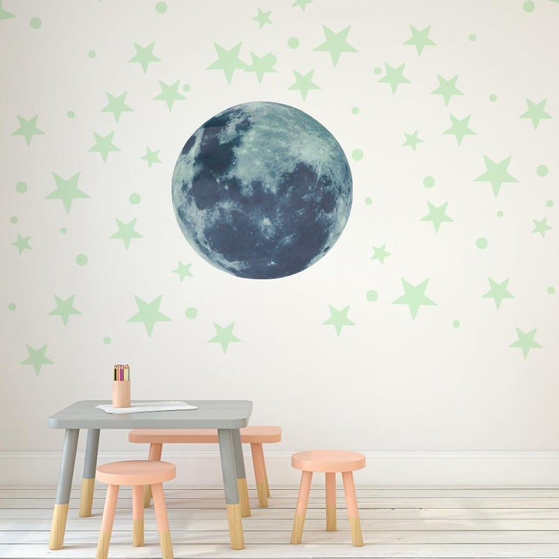 30cm in Dark Wall Sticker for Bedroom Nursery Self-Adhesive Luminous Decal Room Decor - Image 4