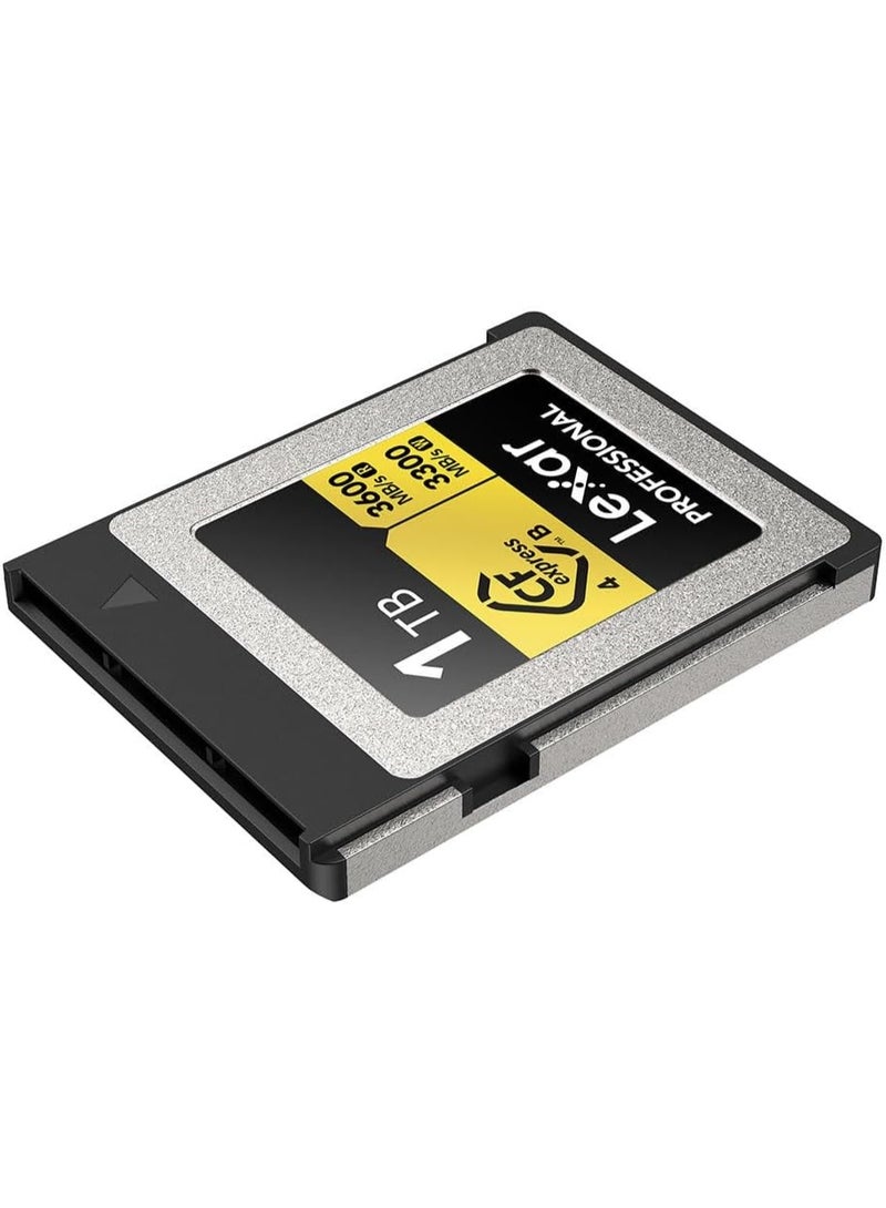 Lexar Professional 1TB Gold CFexpress 4.0 Type B Memory Card Up To 3600MB/s Read And 3300MB/s Write Speed (LCXEXP4001T-RNENG) 1 TB - Image 4