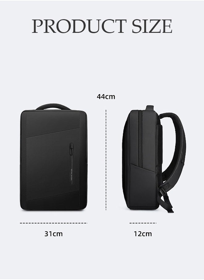 Generic - Slim Backpack for Men, 15.6 Inch Laptop Backpack, 3 in 1 Waterproof High Tech Backpack with Removable Buckle , Business Backpack Ideal for Working, Daily Life - Image 1