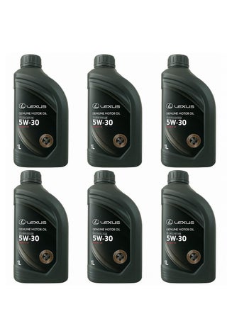 Lexus 5W-30 Fully Synthetic Motor Oil - API SP Superior Performance & Long-Lasting Engine Protection (6 x 1 Liter Cans) - pzsku/Z1D56662E08F89AB9521BZ/45/1746467858/9b191c56-473e-4572-8eb0-023b6195ba92