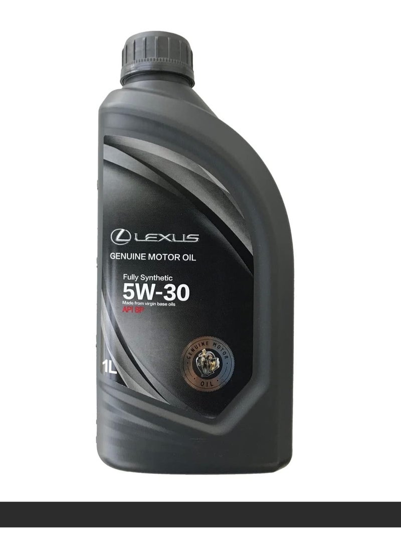 Lexus 5W-30 Fully Synthetic Motor Oil - API SP Superior Performance & Long-Lasting Engine Protection (6 x 1 Liter Cans)