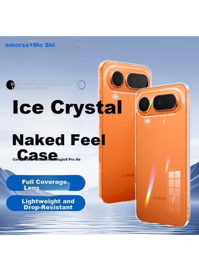 Smorss Honor Magic8 Pro Air Case Honor 8 Air Phone Protective Case Full Coverage Lens Skin-friendly Simple Transparent Soft Edge Protective Cover