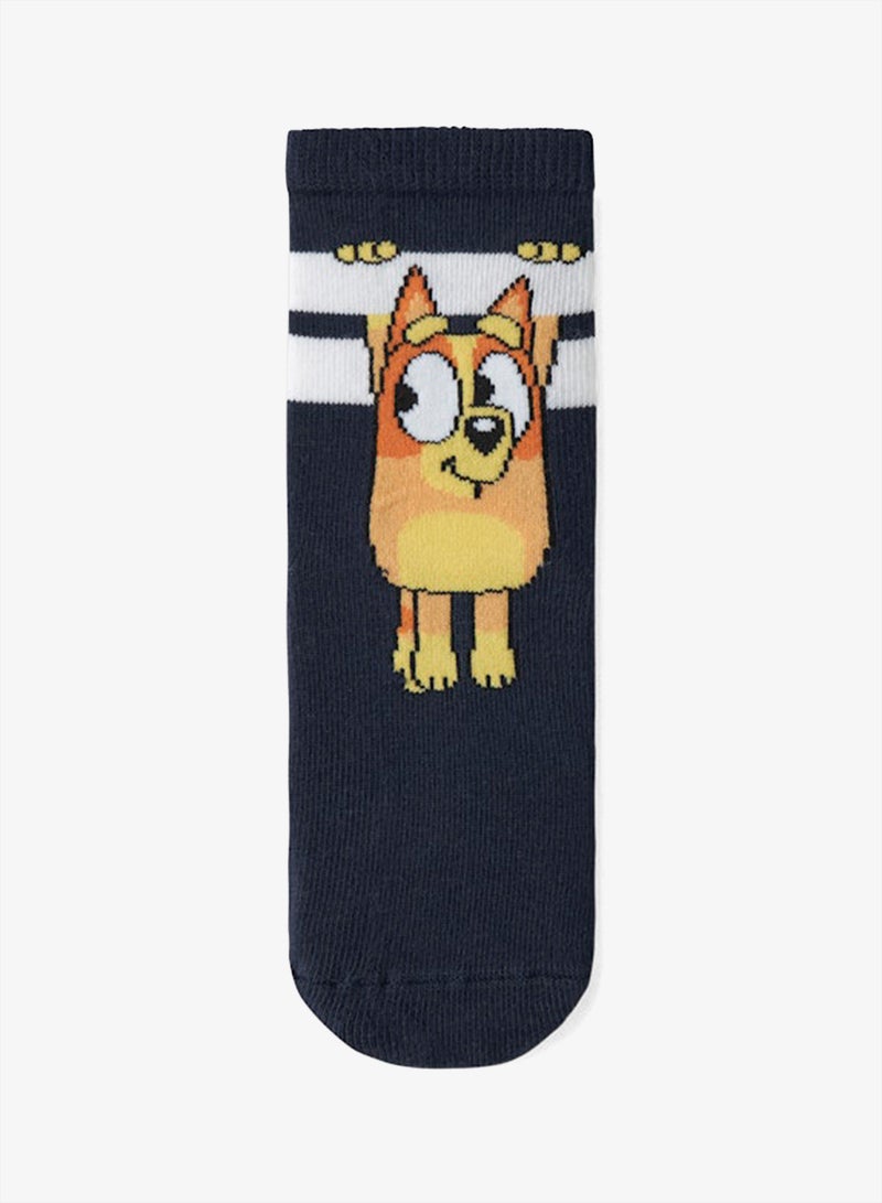 NAME IT Kids 3 Pack Bluey Ankle Socks - Image 3