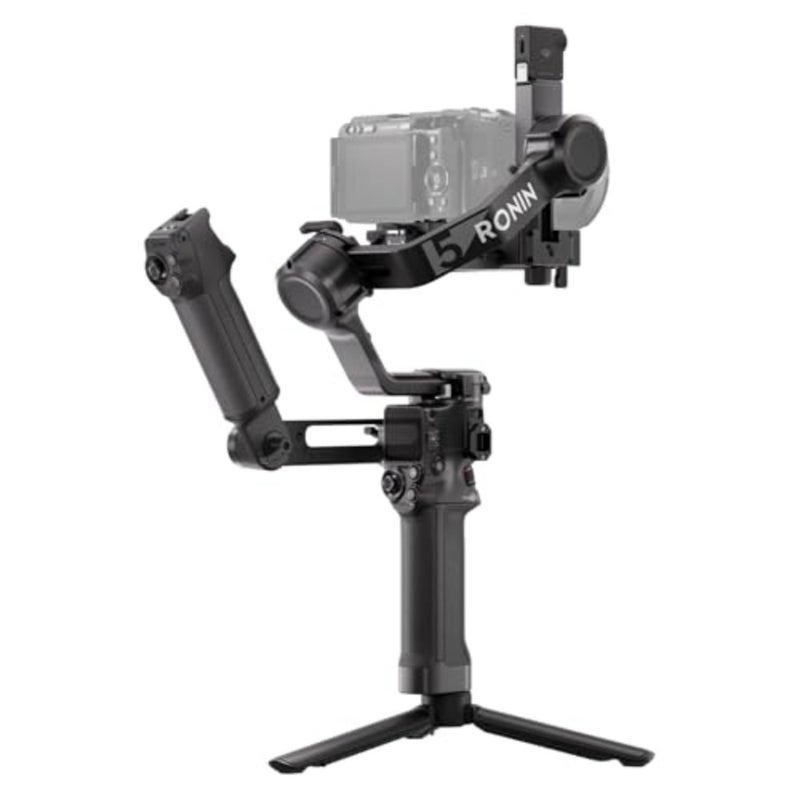 مجموعة RS 5، مثبت جيمبال لكاميرا Canon/Sony/Panasonic/Nikon/Fujifilm، تتبع ذكي، مقبض حقيبة إلكتروني، مقابض ضبط دقيقة، إصدار دولة الإمارات العربية المتحدة، ضمان رسمي - Image 1