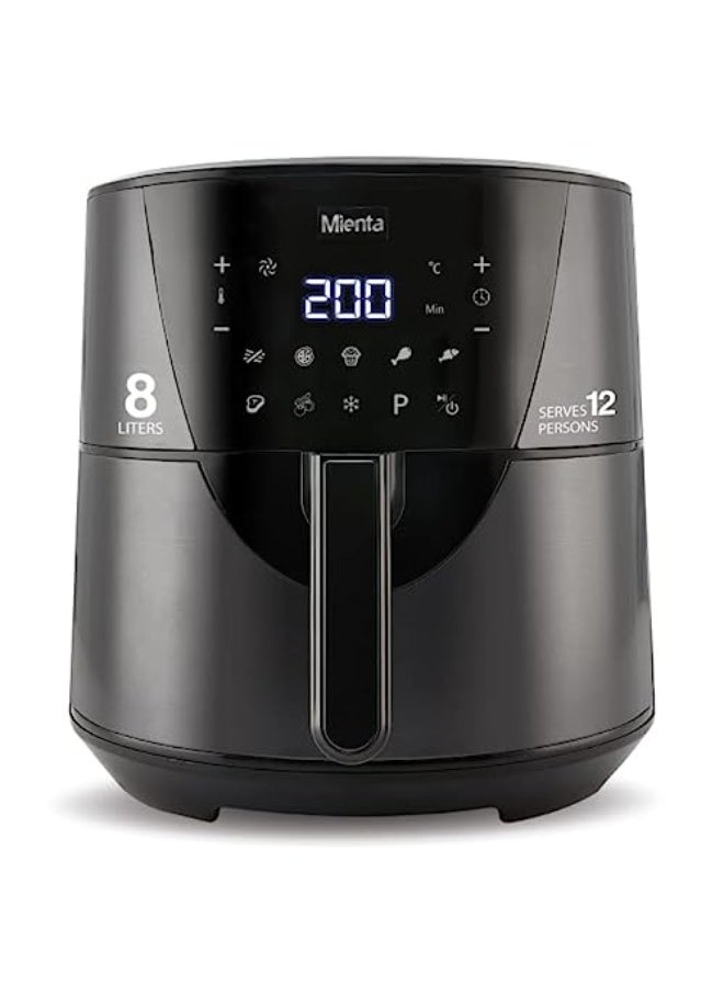 ميانتا مقلاة هوائية 8 لتر 1700 وات AF47634A اسود حجم عائلي - Image 1
