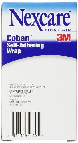 Nexcare Coban Self-Adherent Wrap, Tan, 1" X 5 Yd - Image 3