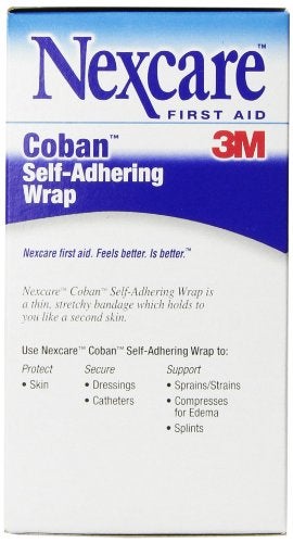 Nexcare Coban Self-Adherent Wrap, Tan, 1" X 5 Yd - Image 4