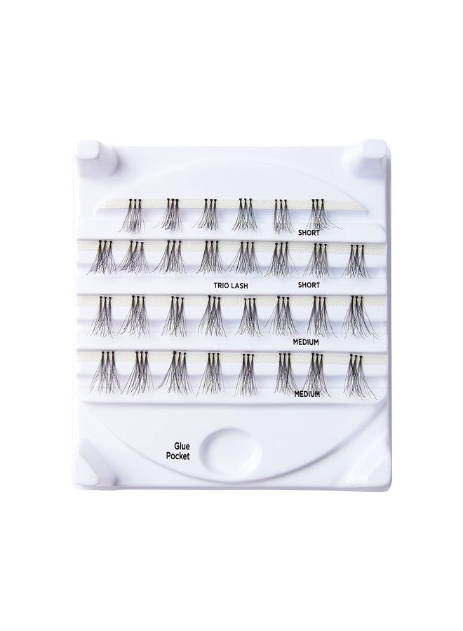 iEnvy i-ENVY by KISS Trio Lash Classic Medium 30 Lashes Natural Style 3X Faster Easier Application - Image 2