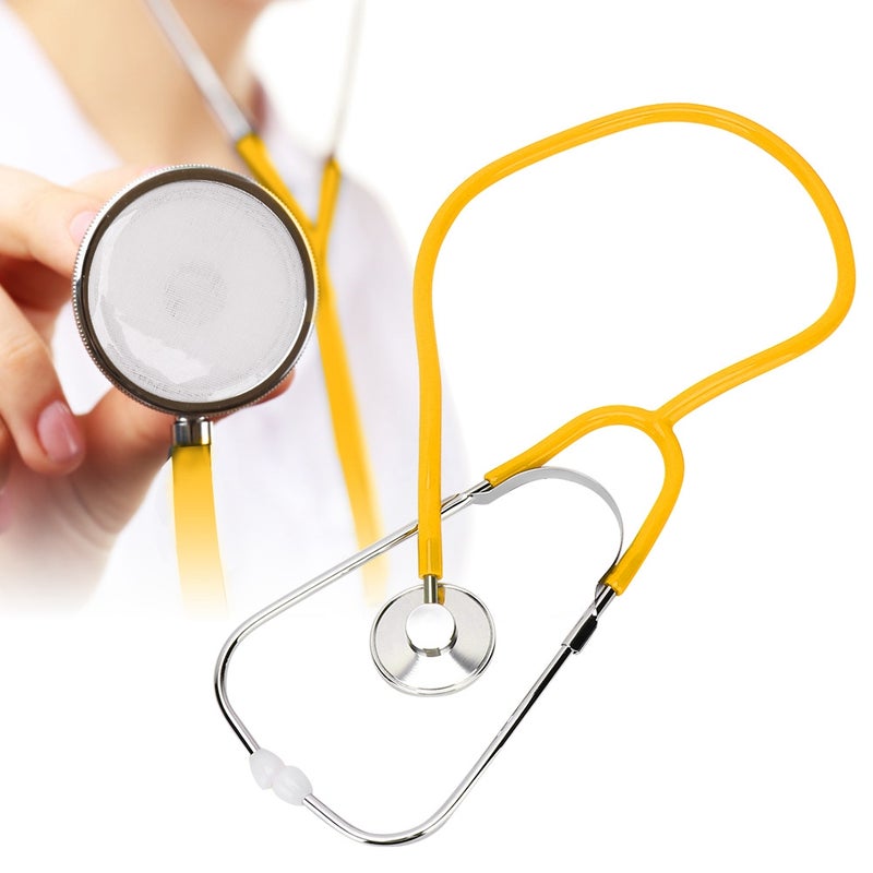 Professional Single Head Stethoscope Aluminium Alloy Heart Lung Detection Echoscope (Black) - Image 5