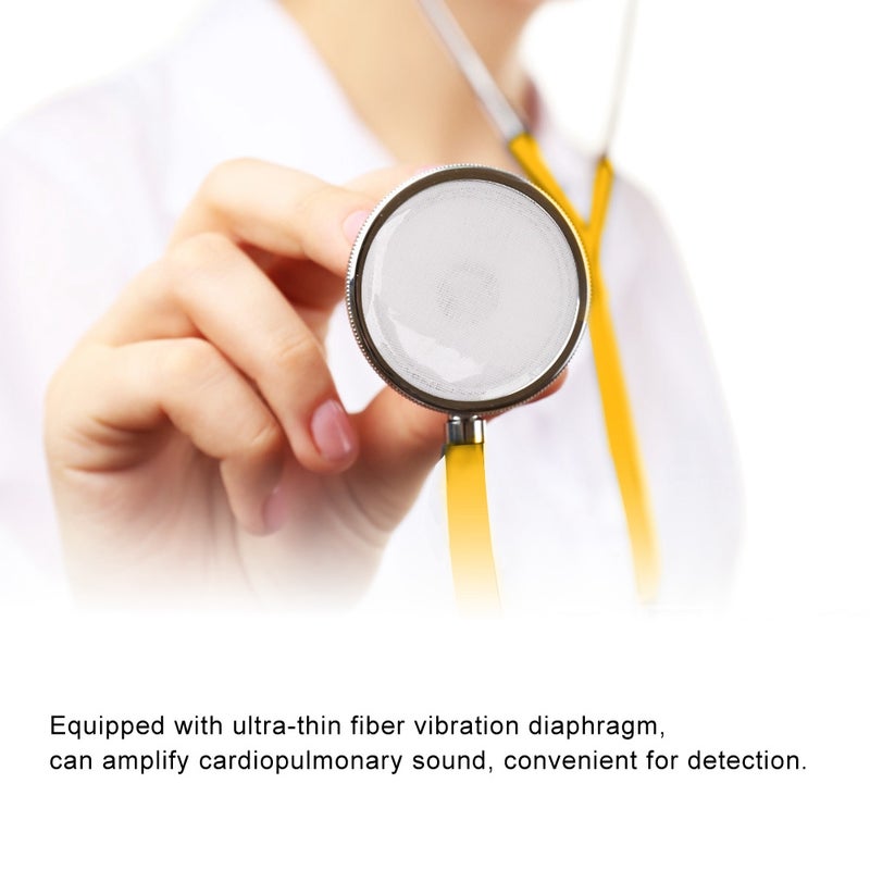 Professional Single Head Stethoscope Aluminium Alloy Heart Lung Detection Echoscope (Black) - Image 1