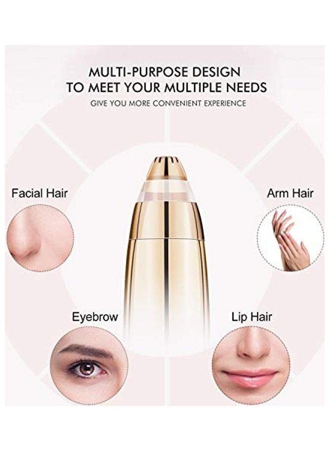 NIBEMINENT Portable Painless Precision Eyebrow Trimmer Multicolour - Image 3