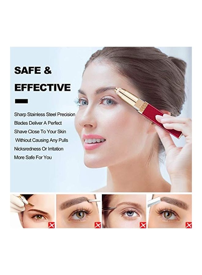 NIBEMINENT Portable Painless Precision Eyebrow Trimmer Multicolour - Image 5