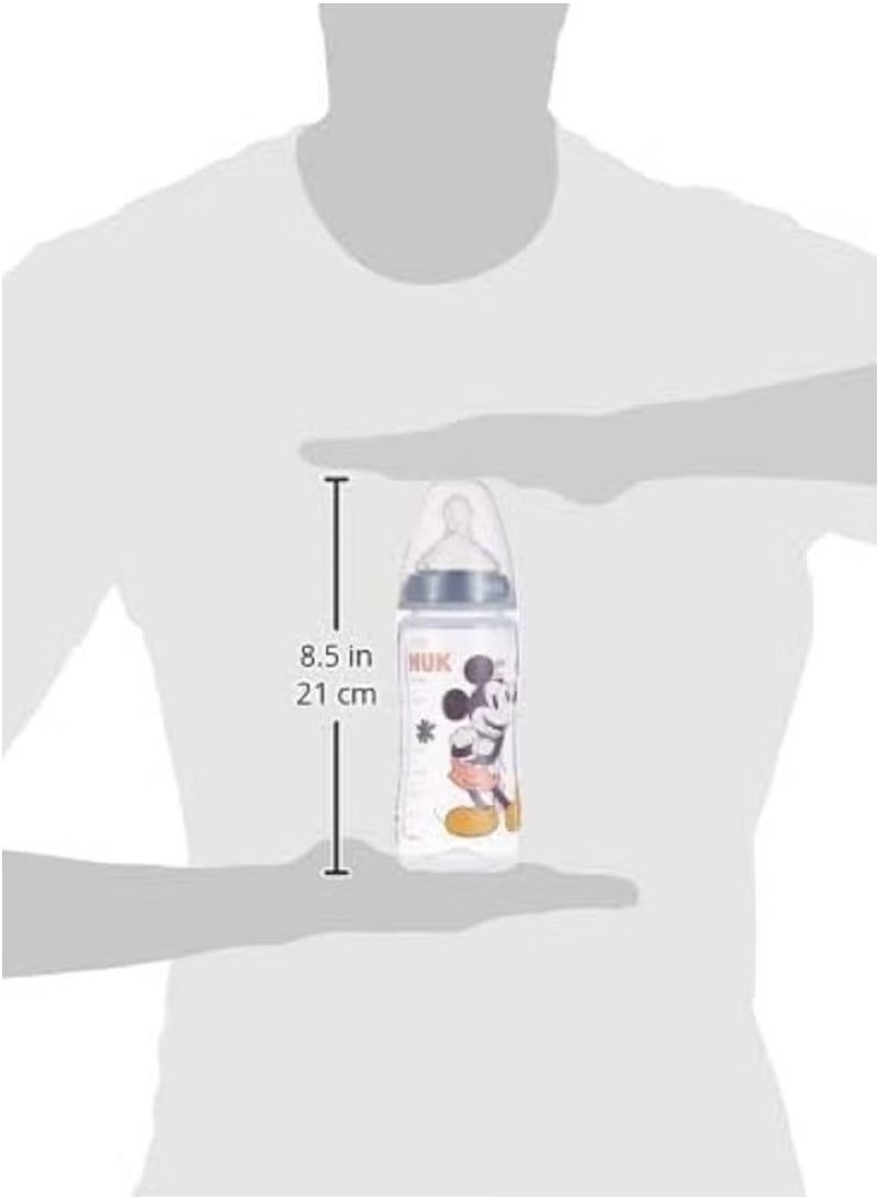 NUK Nuk Plastic Bottle First Choice Plus Winnie Anti-Colic with Silicone Nipple for 0-6 months  Winnie 300ml - Image 2