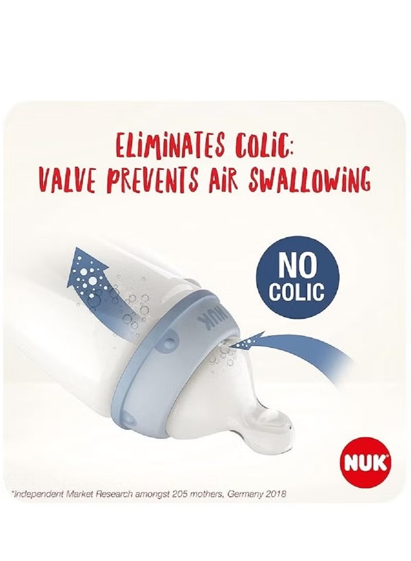 NUK Nuk Plastic Bottle First Choice Plus Winnie Anti-Colic with Silicone Nipple for 0-6 months  Winnie 300ml - Image 4