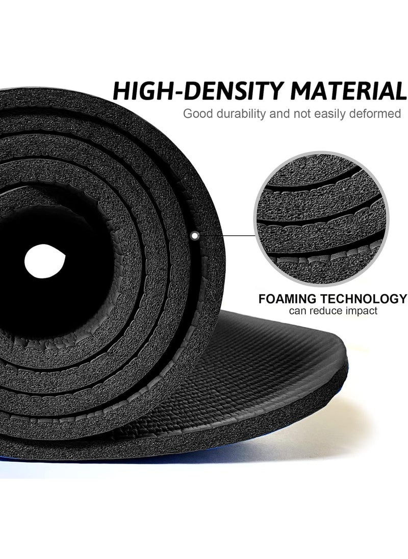 SportQ SportQ 10mm Thick Non-Slip Yoga Mat with Attached Strap, Latest Quality Practice, Pilates, Yoga and Many Other Home Exercises  - Image 3