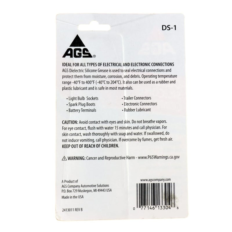 AGS Dielectric Silicone Compound - 1.25 oz Tube for Electrical Connections - Image 2