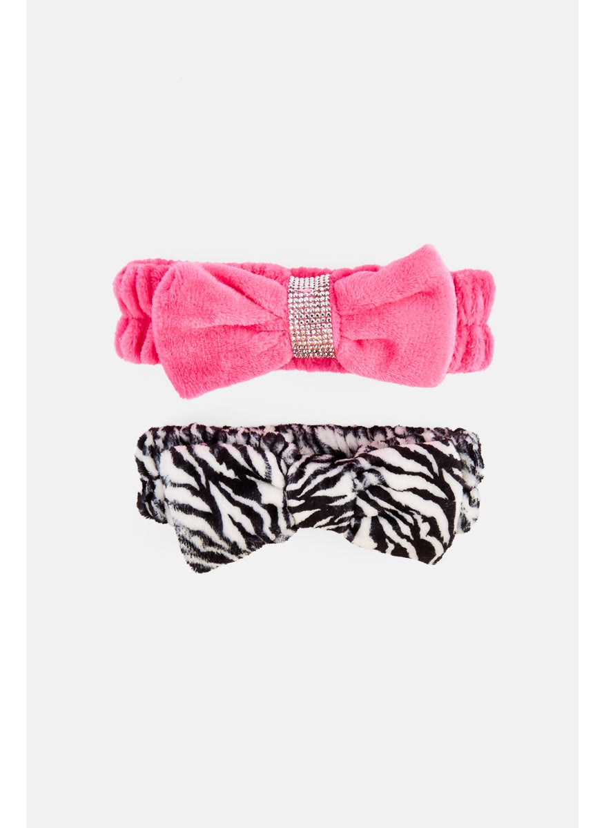 Betsey Johnson 2 Pieces Spa Headband, Multicolor  - Image 2