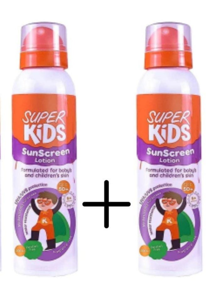 Superkids Sunscreen lotion for kids 200 ml 1+1