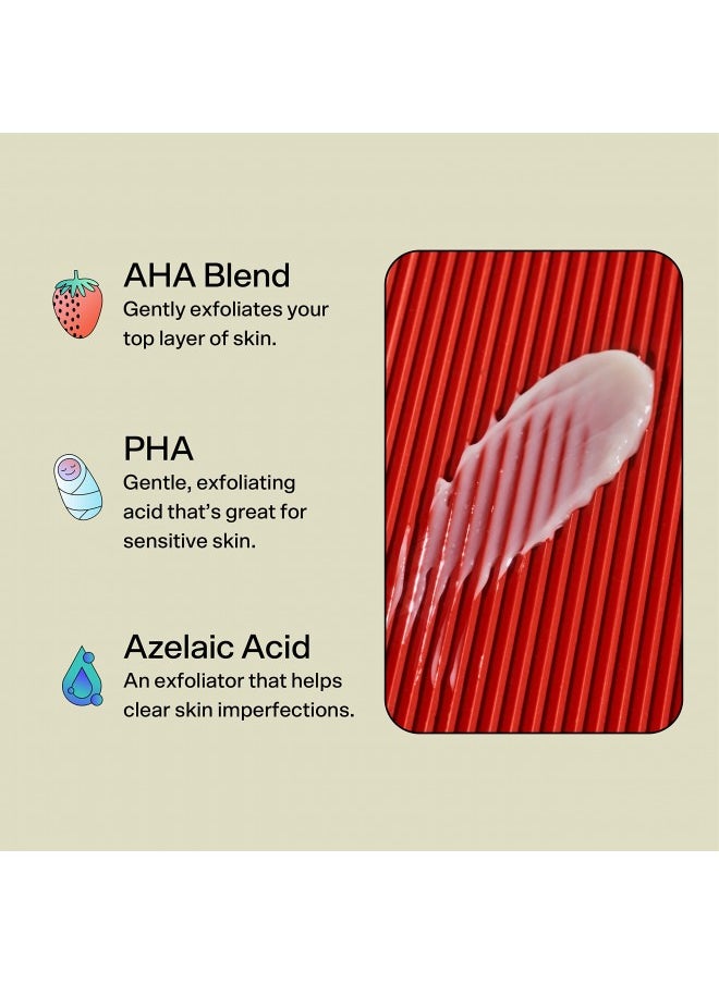 Bubble - Bubble Skincare Deep Dive Alpha Hydroxy Acid + PHA Exfoliating Mask - Willow Bark Extract + Azelaic Acid - Gentle, Exfoliating Face Mask to Support Oil Reduction and Even Skin Tone (45ml) - Image 1